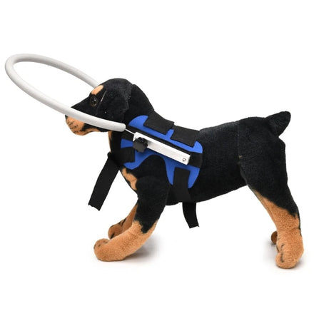 USMILEPET New Adjustable Blind Dog Harness Guiding Device Ring Collar Blind Dog Bumper Protective Ring for Blind Dogs