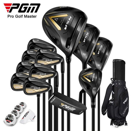 PGM MTG056 NSR 5 Right Handed High-end Advanced Men Golf Clubs Complete Set with Travel Golf Bag