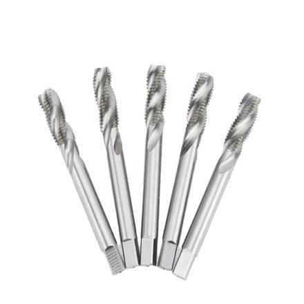 M2-M36 HSS 6542 Carbide Die Bright Finishing Hand Tap Tin Coating Flute Tap for ISO Standard Metric/UNC/UNF Threads Tap Die Set