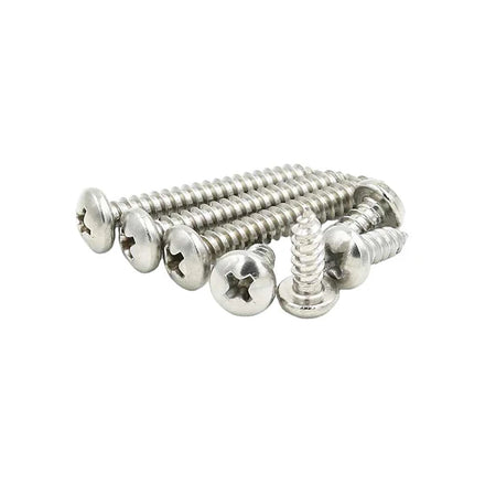 Stainless Steel SS304 Metric Cross Recessed Pan Head Round Head Self Tapping Screws