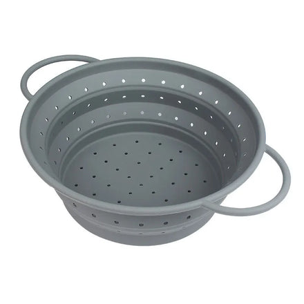 New Telescopic Eco-Friendly Dishwasher Safe Drain Basket High-Temperature Silicone Kitchen Utensil Foldable Colander Strainer