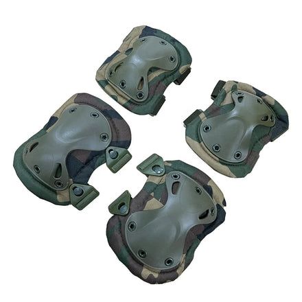 Outdoor Sport protection Anti-fall Skiing Roller Skate Set Riding Protective Motorcycle Knee Guard Gear Elbow Knee Pad