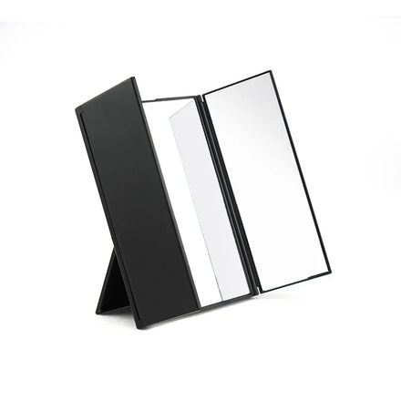 Tri-Fold Makeup Mirror Portable Travel Compact Pocket Mirrors Travel Fold Cosmetic Mirror for Women Beauty Makeup Tool