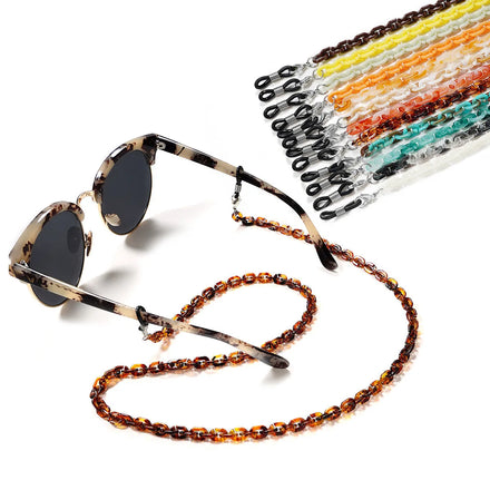 Acrylic Eyeglass Chain Sunglasses Holder Eyewear Retainer Strap Glasses Hanging for Women