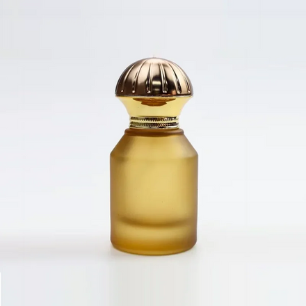 30ml 50ml Cylinder Glass Perfume Bottle Screw Cap Luxury Colorful Frosted Cosmetic Spray Empty Screen Printed