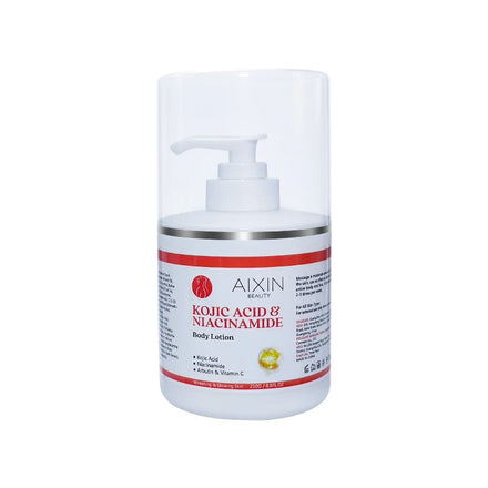 AiXin Private Label 250ml Kojic Acid & Niacinamide Body Lotion Skin Brightening Body Face Lotion for Whitening Body Lotion