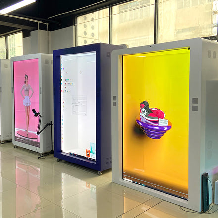 43 55 65 75 86 Inch Museum Exhibition Touch Transparent Lcd Holobox 3D Hologram Box