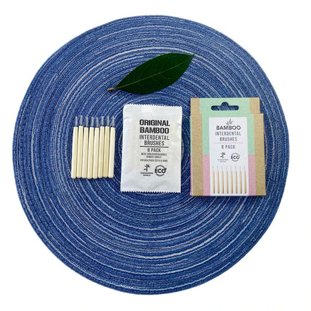 Wholesale Vegan Eco-friendly Disposable Biodegradable Interdental Brush with OEM ODM Teeth Cleaning Tool