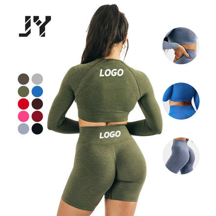 2024 NEW 2 Piece Yoga Workout Backless Bra Butt Lifting Leggings High Quality V Back Activewear Yoga Sport Woman Fitness Set