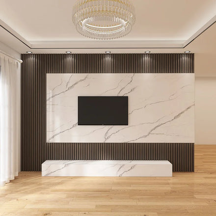 Wooden Grain WPC Wood Wall Panels Designs for Decor