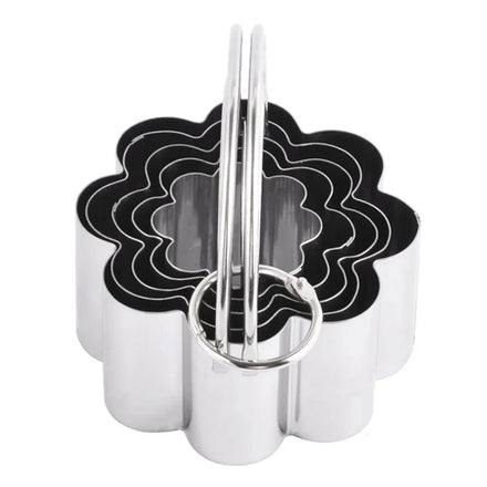 Various Size Stainless Steel Durable Cookie Cutters with Handle Mousse Cake Baking Mold with Comfortable Arched Handle
