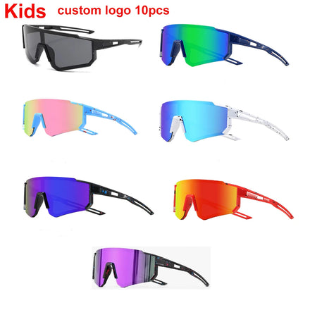 Youth Baseball Sunglasses for Boys Girls Age 3-8 UV400 Frame Kids Sport Sunglasses for Softball Cycling Baseball Golf