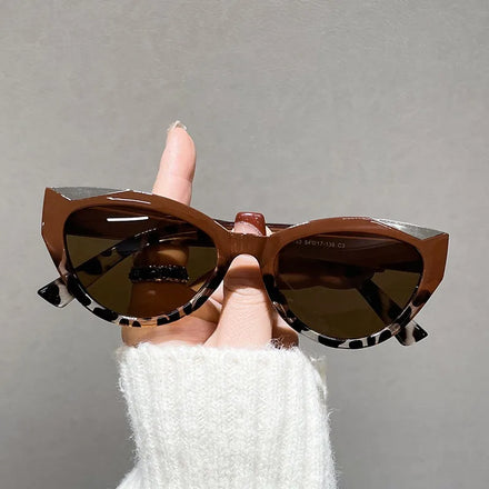 2024 New Cat Eye Optical Eyeglasses Blue Light Vintage Multi Color Irregular Computer Clear Lenses Optical Frames Glasses