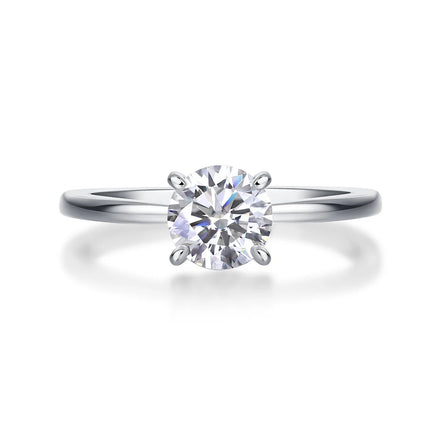 Customized Jewelry Moissanite Ring 18K Gold Plated Sterling Silver Engagement Diamond Moissanite Rings