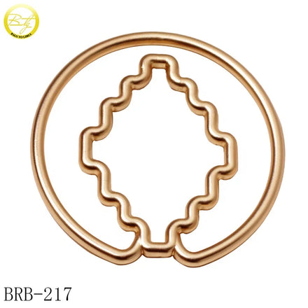 Wholesale Gold Plated Zinc Alloy Swimwear Decorative Buckle Metal Strap Adjuster Lingerie Hardware for Underwear Accessories