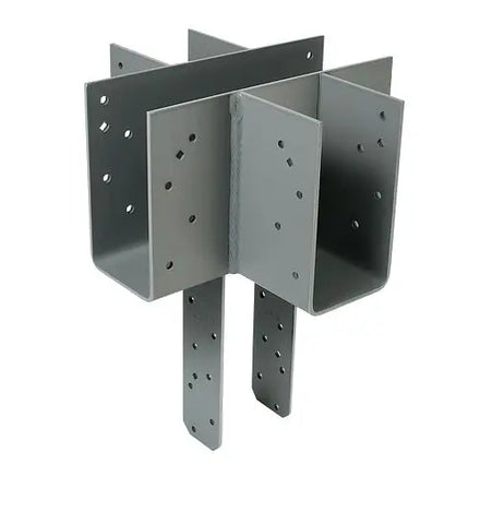 Quick Install Metal Building Accessories-Stainless Steel Cross Post Cap Column to Beam Connectors Carton Box Packing