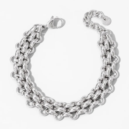 Stainless Steel Thick Chain Female INS DIY Metal Thick Chain Jewelry Cross-border Hot Sales Bracelet
