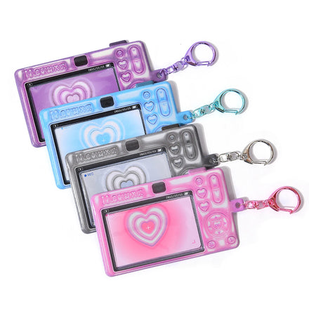 2024 New Camera Style PVC Photocard Holder for Personal or Business Card Storage Card Holders Genre