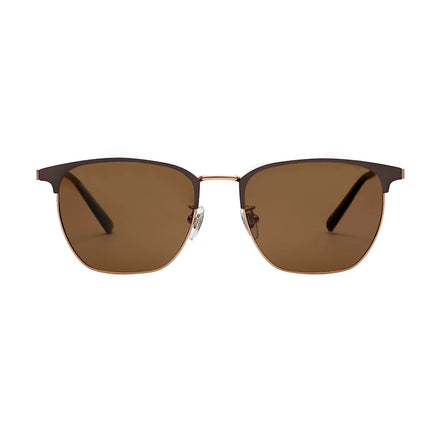 Luxury Men's Titanium Polarized Sunglasses Custom Private Label with Gold or Silver Frame Color Latest Release