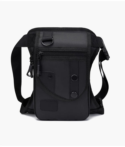 Kunhao Tactical Waterproof Nylon/Canvas/Polyester Zipper Hasp Closure Unisex Geometric Pattern Drop Leg Bag Fanny Pack Waist Bag