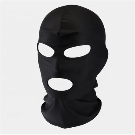 Unisex Outdoor Sports Riding Balaclava Face Mask Three Holes Balaclava 360 Degrees UV Protector Motorcycle Ski Caps