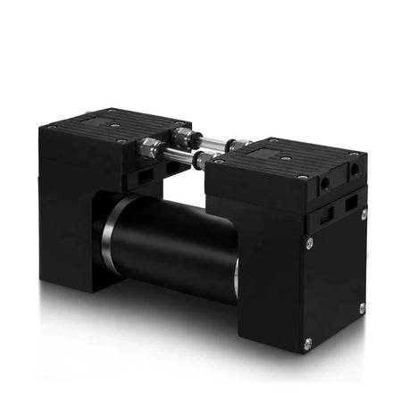 60LPM -85KPa Oilless Micro Diaphragm Vacuum Pump 24V DC Brush Motor Aluminum Alloy Medical Disinfection Cleaning Machining