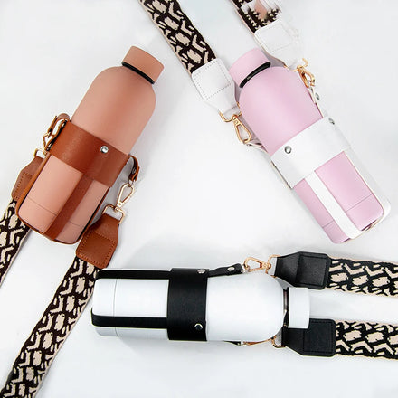 Custom Design Logo Stainless Steel 500ml Luxury Eco-Friendly Portable Double Wall Insulated Sport Thermal Water Bottle 12-24
