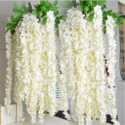 Wholesale Hot Sale Real Touch Artificial Flower Vine Home Wedding Decoration Artificial Wisteria Dry Flower Table Decoration
