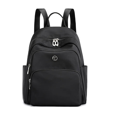Custom Logo Fashionable Waterproof School Backpack for Students Casual with USB and Zipper Closure Book Bag