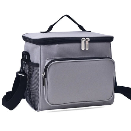 10L Women Men Insulated Leakproof Cooler Bag Reusable Lunch Cooler Bag with Shoulder Strap for School Picnic Work