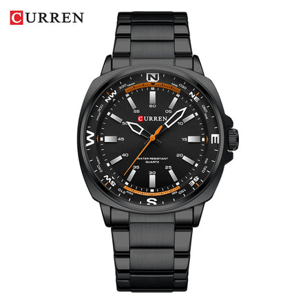 CURREN Brand 8455 Quartz Watch for Men Waterproof Sport Watches Mens Business Stainless Steel Wristwatch Male Clock