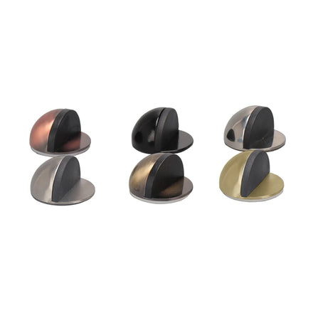 Best Selling Zamark Bathroom Glass Anti-collision Floor Mounted Ground Dome Half Ball Door Stopper