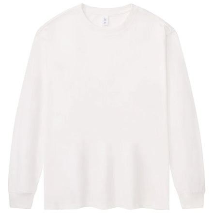 230gsm Summer High Quality Breathable OEM Service Drop Shoulder Men's Long Sleeve T-shirt Unisex Blank Plus Size Men's T-Shirts