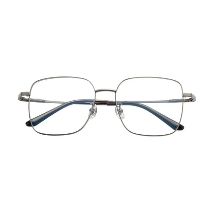 China Unisex Square Oversized Titanium Frame Diamond Face Shape Reading Optical Glasses