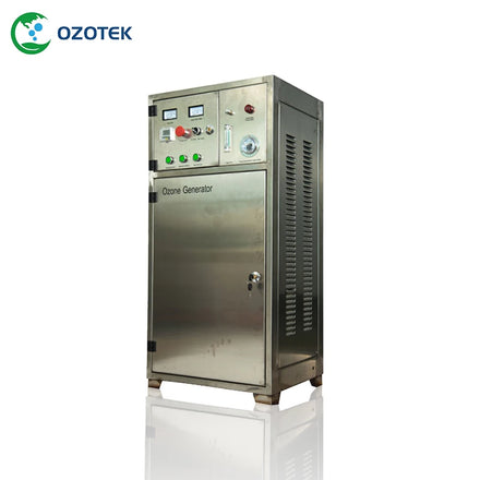 OZOTEK Integrated Style Electric Ozone Machine 50-60G/H 100-145 Mg/L Inbuilt PSA Oxygen Concentrator Used Water Purification