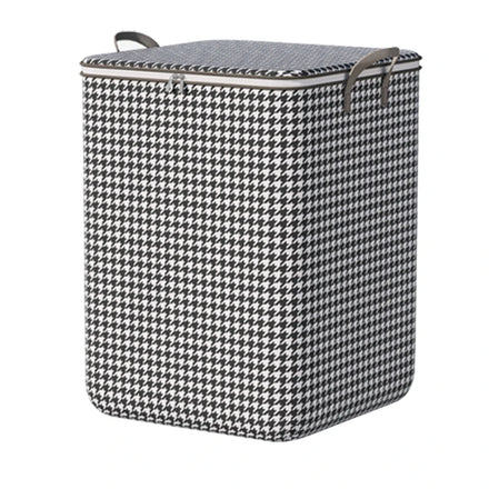 MU Supplies High Quality Printed Non-woven Quilt Storage Organizer with Zipper Cover for Home Bedding Storage and Organization