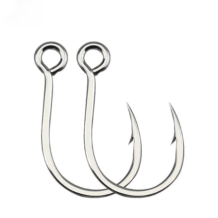 High Carbon Steel Barbed Hook Seawater Circle Crank Fishing Hooks