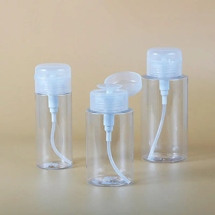 Custom 120ml-300ml Plastic PET Cosmetics Packaging Bottle with Top Cap for Makeup Remover Face Mask Lotion Shampoo