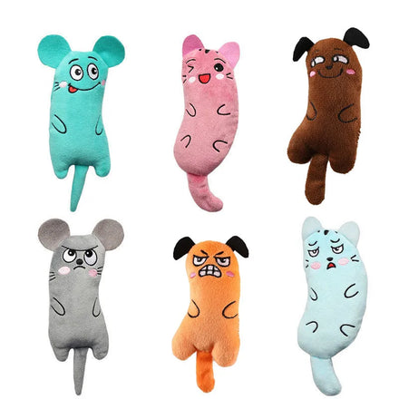2023 New Cat Indoor Plush Interactive Toys Emojis Catnip Toys Cat Toys
