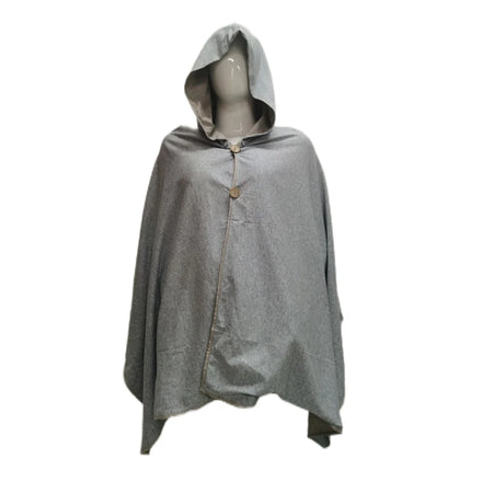Sinkery Wearable Faraday Protection Shawl-Sinkery-EMF Shawls Spring 100% Cotton Anti-Bacterial Women's Solid Long Shawl Needle