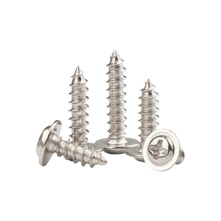 Stainless Steel Steel M2-M8 Metric/Inch Cross Drive Zinc/Plain Finish ISO9001 Certified Pan Head Self Tapping Screws for Frame