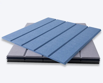 Grooved PET Felt Acoustic Wall Panels Sound Insulation Polyester Fiber Acoustic Wall Panels