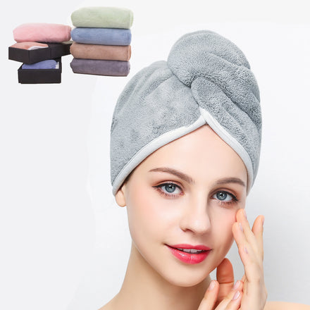 Magic Super Absorbent Microfiber Hair Towel Wrap for Women Quick Dry Turban Wraps Hair Drying Towel