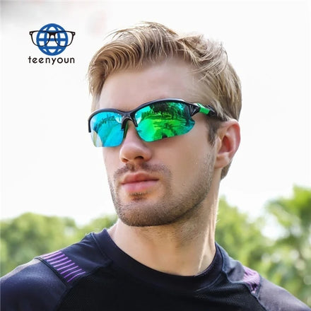 Teenyoun Vintage Eyewear Bike Bicycle Cycling Outdoor Glasses UV400 Polarized Sunglasses Sport Men 2024 Wholesale