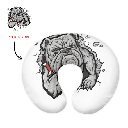 Travel Head and Neck Pillow Lightweight Cushions Case Brand New Fillable Head Neck Support Portable Plane Custom Pillow