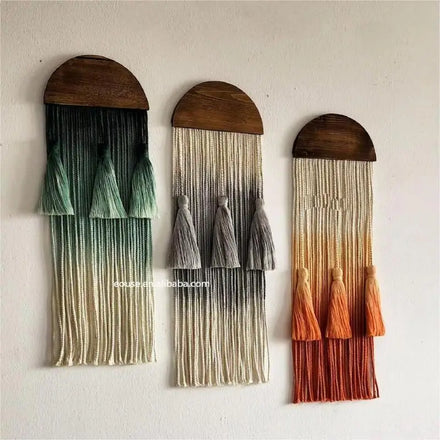 INS Home Decor Handicraft Eco-friendly Tie Dye Wall Tapestry Large Macrame Wall Hanging Dye Tapestry Dye Tapestry