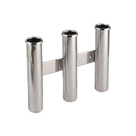 Hot Sale High Quality Fishing Boat Rod Holder Clamp-On 316 Stainless Steel 3 Tubes Fishing Rod Holders for Sale
