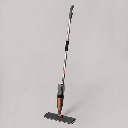 New Home Use Functional Stainless Steel Microfiber Flat Mop with Healthy Water Tank Sponge Mop Head Floor Cleaning Spray Mop