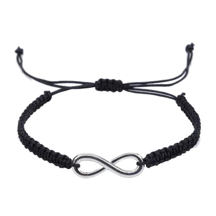 DAIHE Handmade Friendship Adjustable Alphabet Initial Letter Woven String Braided Wax Thread Bracelet