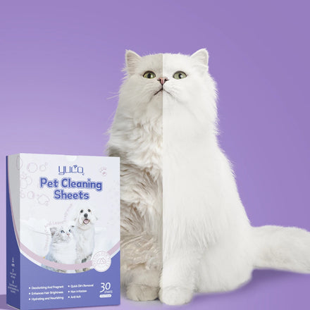 New Arrival Pet Cleaning Bath Sheet Natural Shower Shampoo Nourishing Anti-itch No Residue Safe Mild Dog/Cats Cleansing Strips